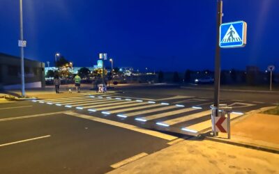 ALCALÁ DE GUADAIRA INCREMENTA LA SEGURIDAD DE VIANDANTES Y CONDUCTORES CON OCHO NUEVOS PASOS DE PEATONES INTELIGENTES